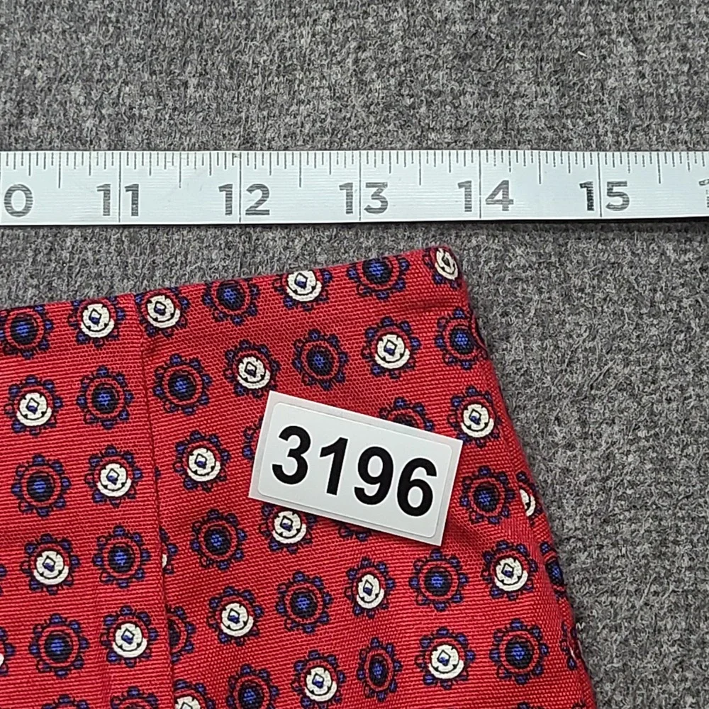 Talbots Skirt Womens 2P Red Excellent Medallion Print A-Line Petite Cotton Blend